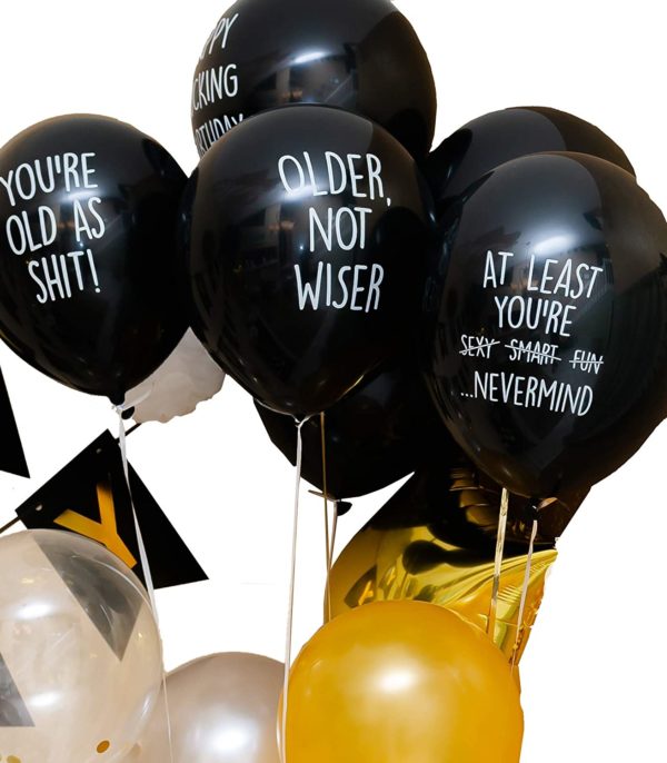 Abusive Birthday Balloons