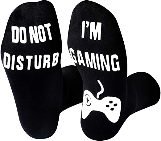 Do Not Disturb I Am Gaming Socks