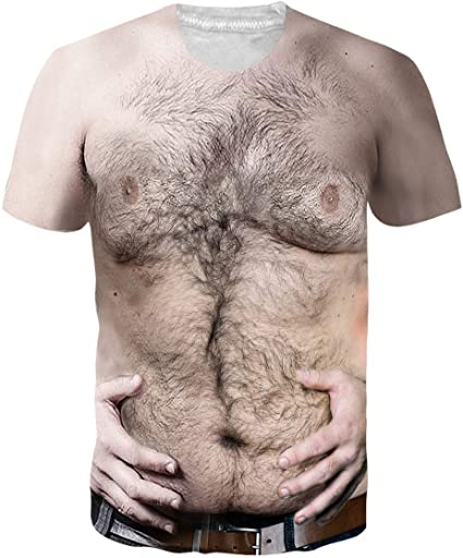 Hairy Chest Shirt For Men