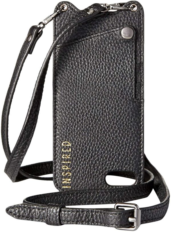 Leather Wearable Crossbody Strap Phone Case