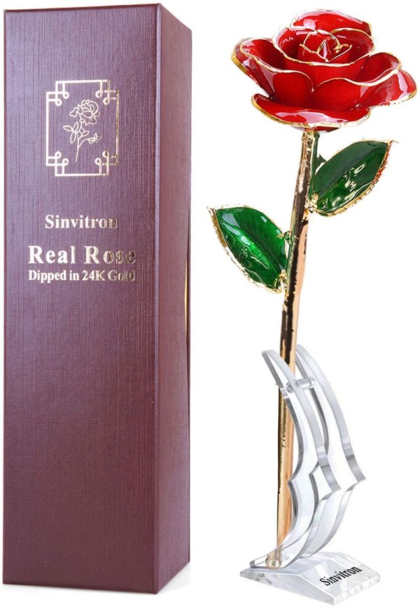 Real Gold Dipped Rose
