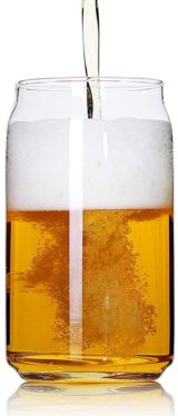 Can Shaped Beer Glasses