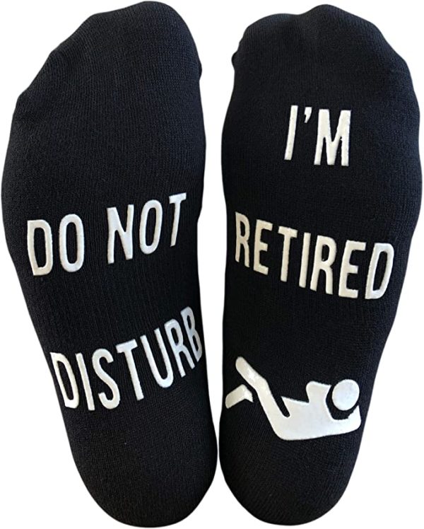 I Am Retired Socks