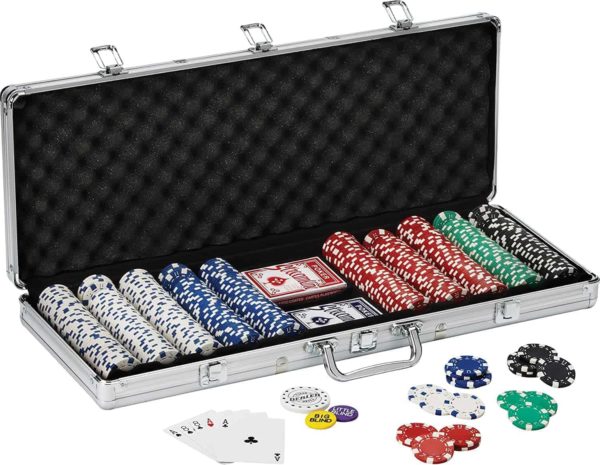 Poker Chips and Case Combo