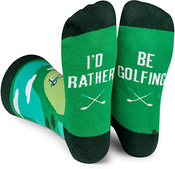 Id Rather Be Golfing Socks