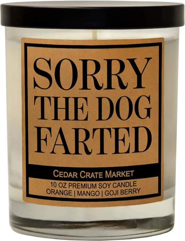 Funny Dog Candle