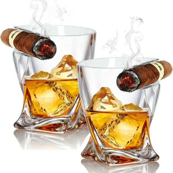 Whiskey Cigar Glasses