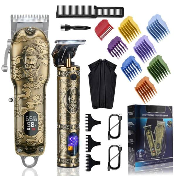 Hair Clippers for Men with T-Blade Trimmer Set