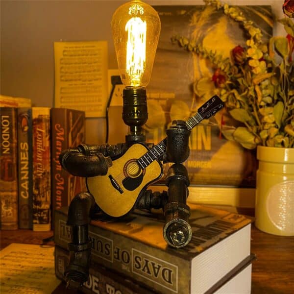 Guitar Player Desktop Table Lamp