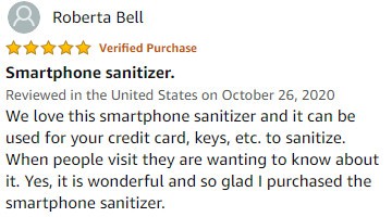 Cell Phone Sanitizer and Charger Review