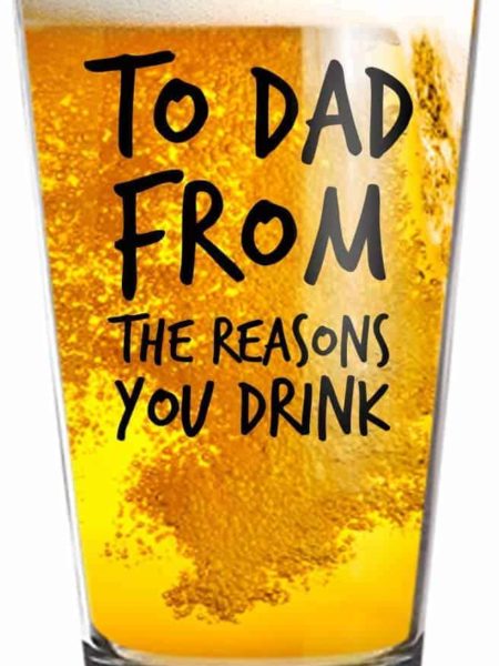 Dad Beer Glass