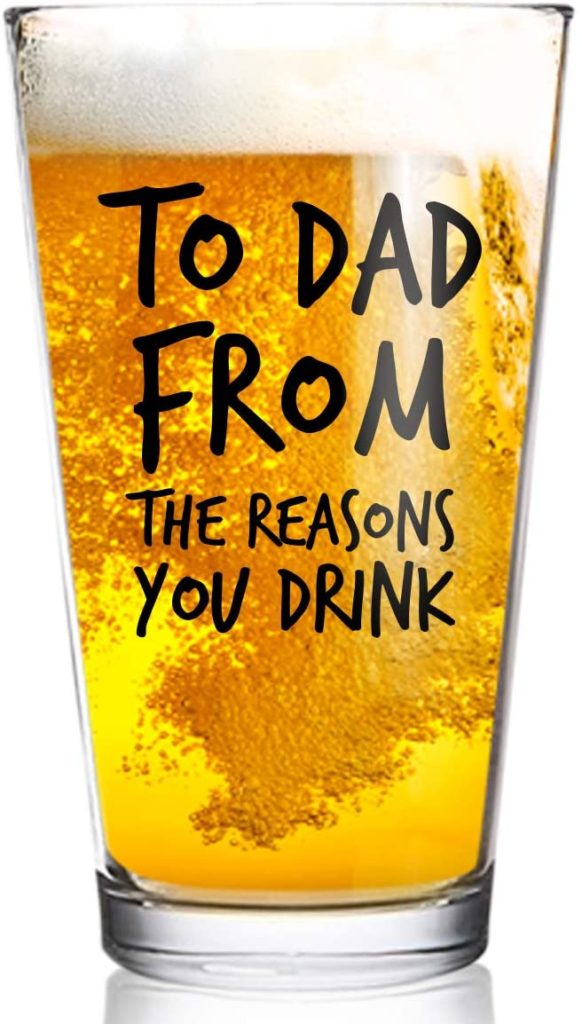 Dad Beer Glass