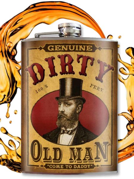 Dirty Old Man Stainless Steel Flask