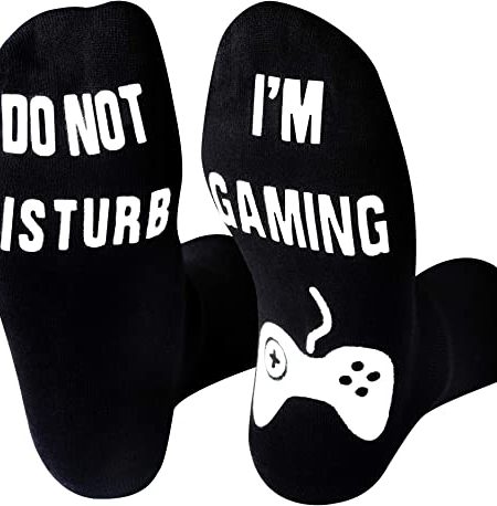 Do Not Disturb I Am Gaming Socks