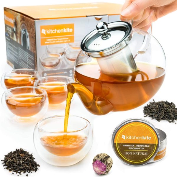 Handblown Glass Teapot