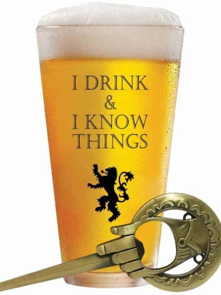 I Know Things Pint Glass