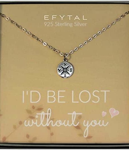 I Would Be Lost Without You Anniversary Necklace