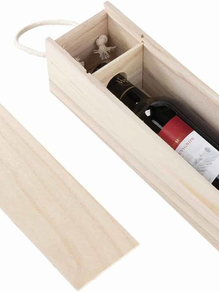 Juvale Wooden Wine Box