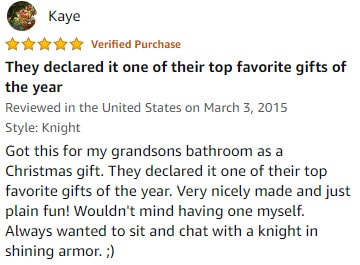 Knight Toilet Paper Holder Review