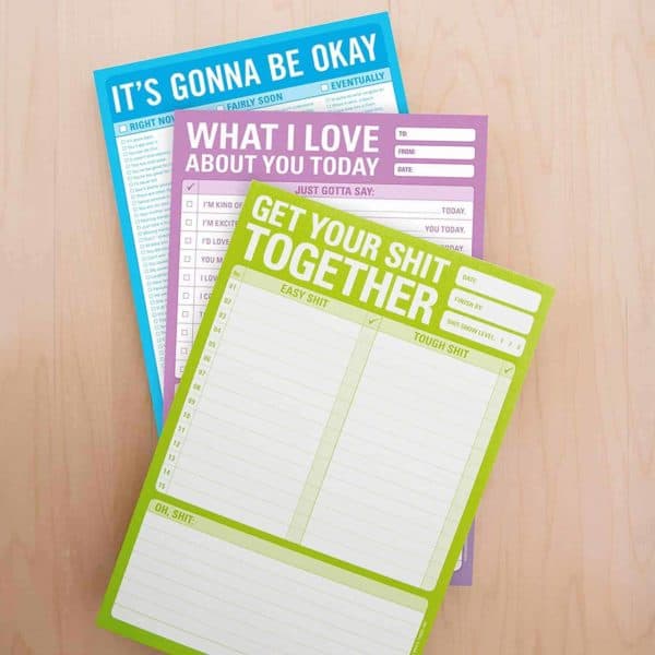 What I Love About You Checklist Note Pad