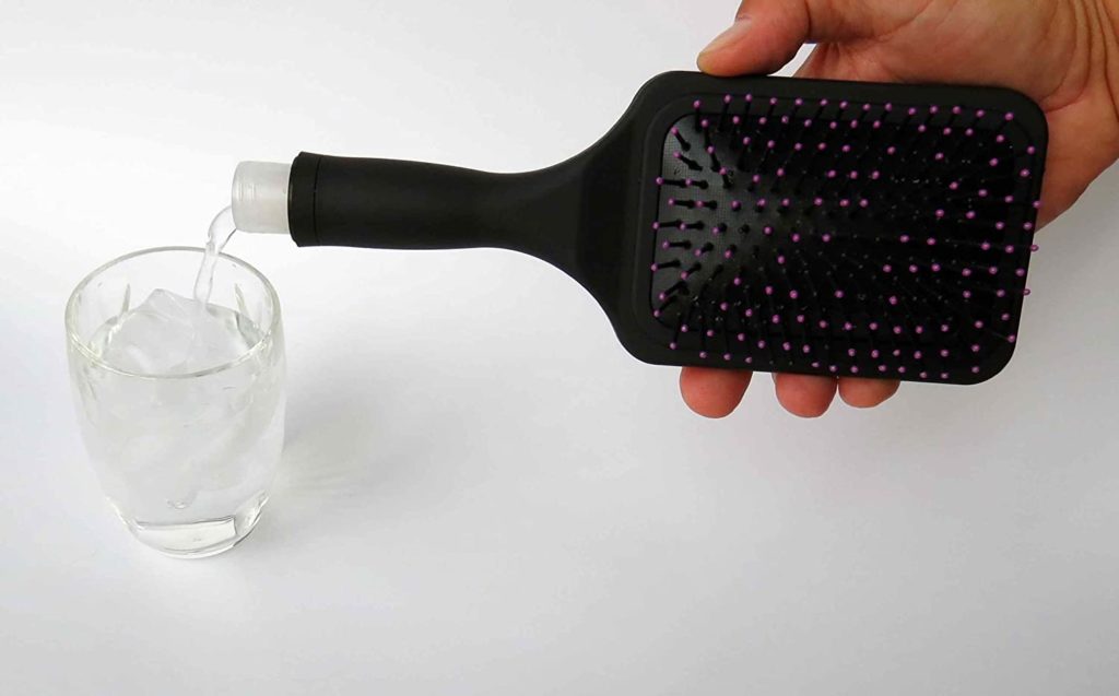 Brush Paddle Hairbrush Secret Flask