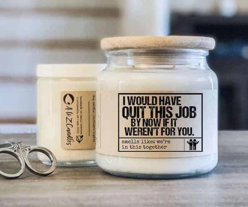 Coworker Candle