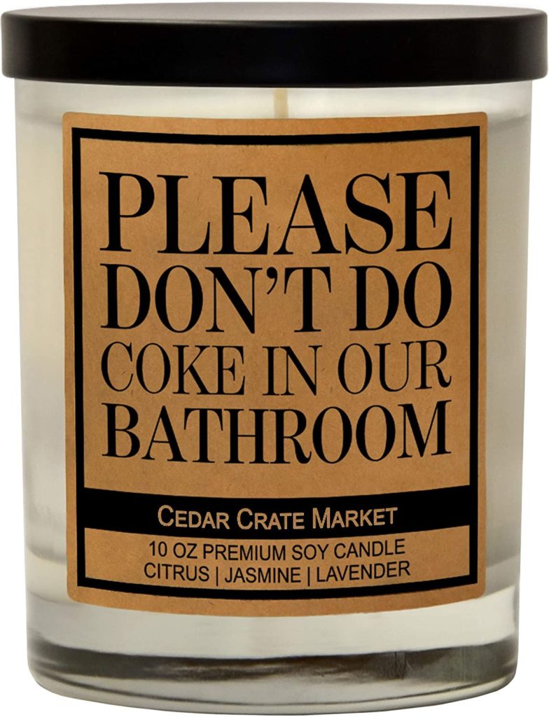 Funny Bathroom Candle