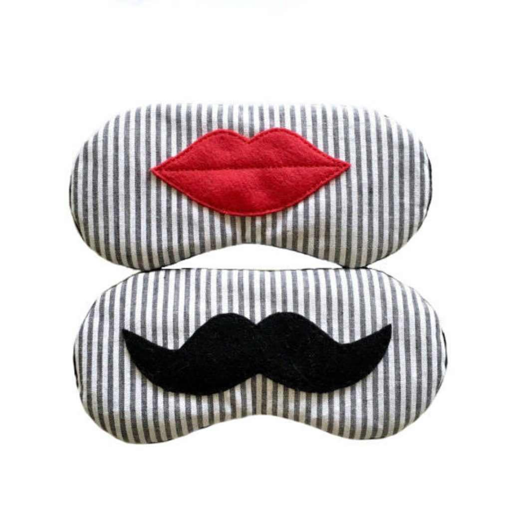 Lips Mustache Sleep Masks