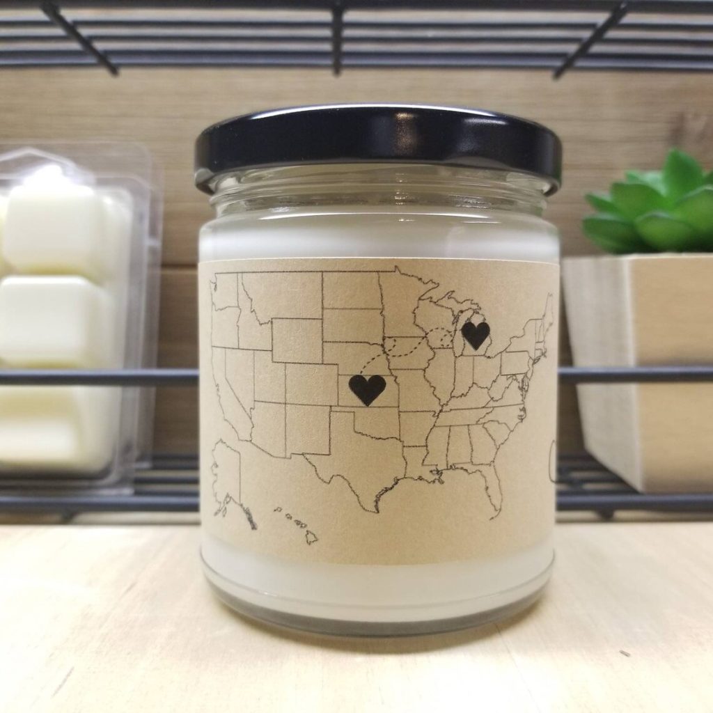 Long Distance Candle Gift 