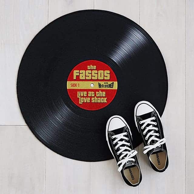 Personalized Record Doormat