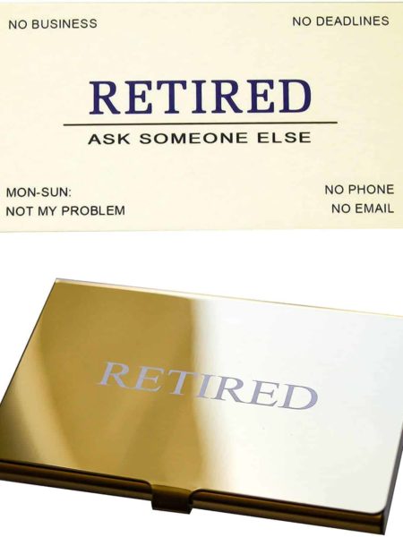 Retired Business Cards
