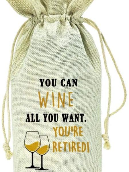 Retirement Wine bag