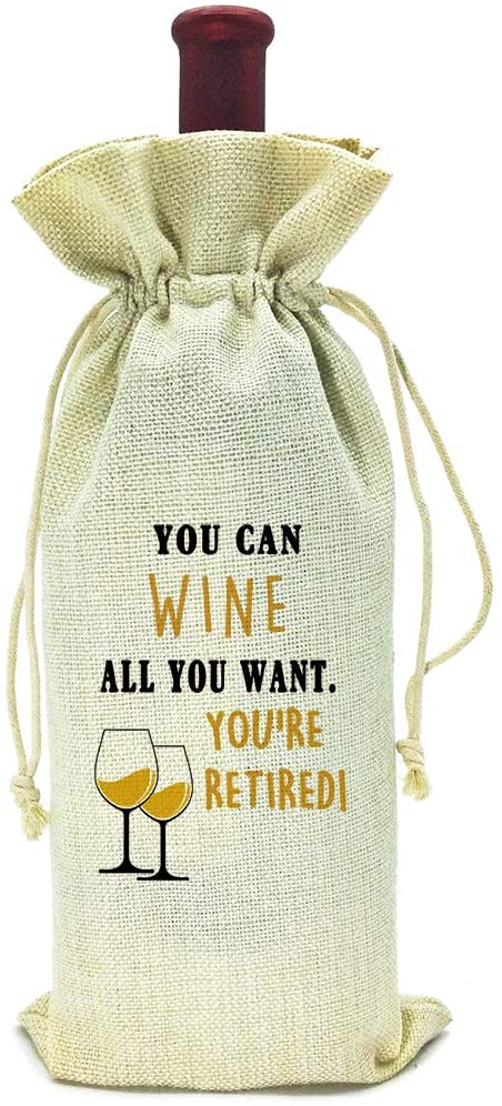 Retirement Wine Bag