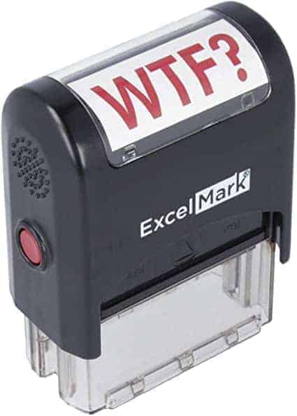 Self-Inking Novelty Message Stamp
