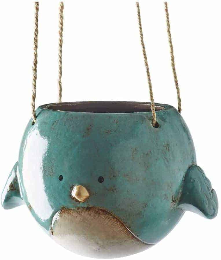 Bluebird Hanging Planter Pot