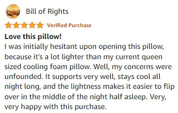 Memory Foam Pillow Review