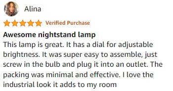 Industrial Table Lamp Review