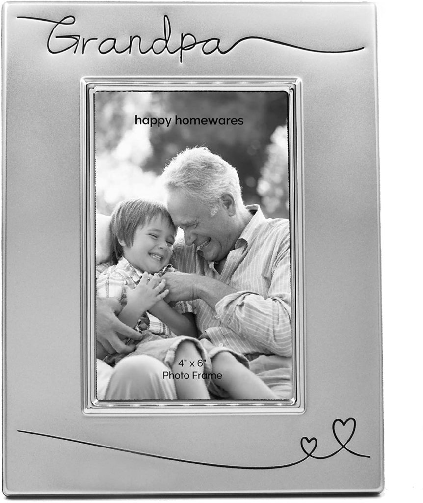 Silver Plated Grandpa Picture Frame
