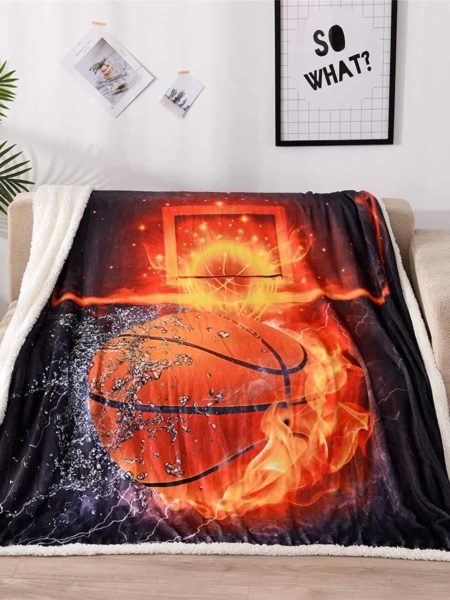 Basketball Throw Blanket