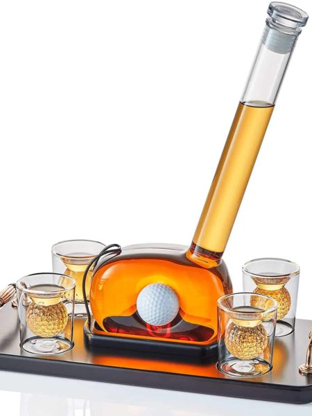 Golf Whiskey Decanter Set