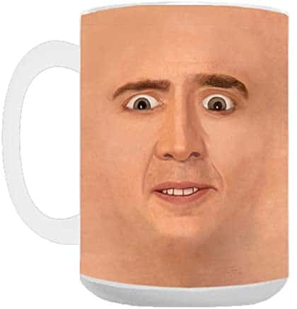 Creepy Cage Face Coffee Mug