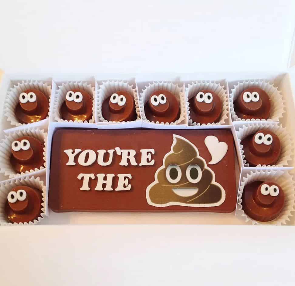 Poop Emoji Chocolates