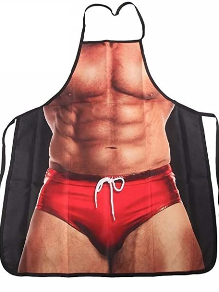Muscle Man Funny Apron