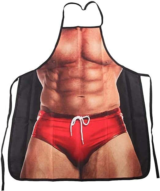 Muscle Man Funny Apron