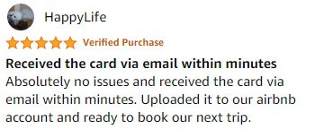 Airbnb Gift Card Review