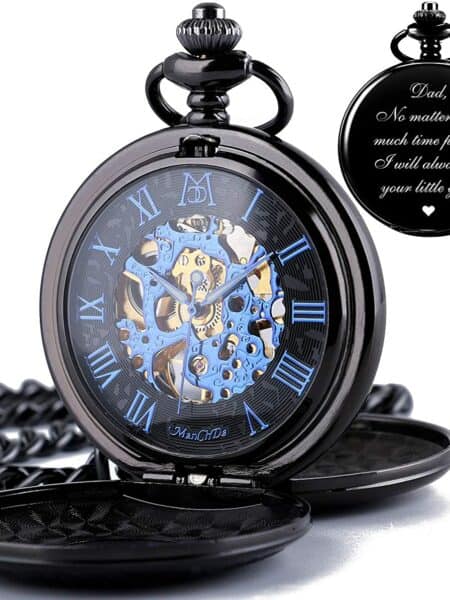 Engraved Pocket Watch for Dad