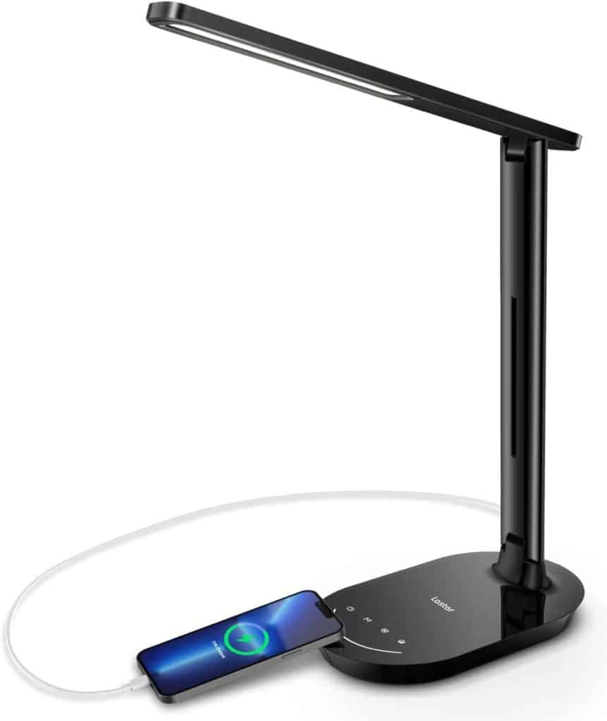 LED Desk Lamp With USB Charging Port