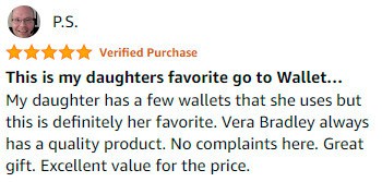 Vera Bradley Zip Wallet Review