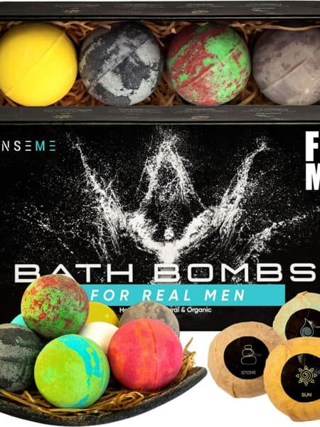 Bath Bombs for Men Gift Set
