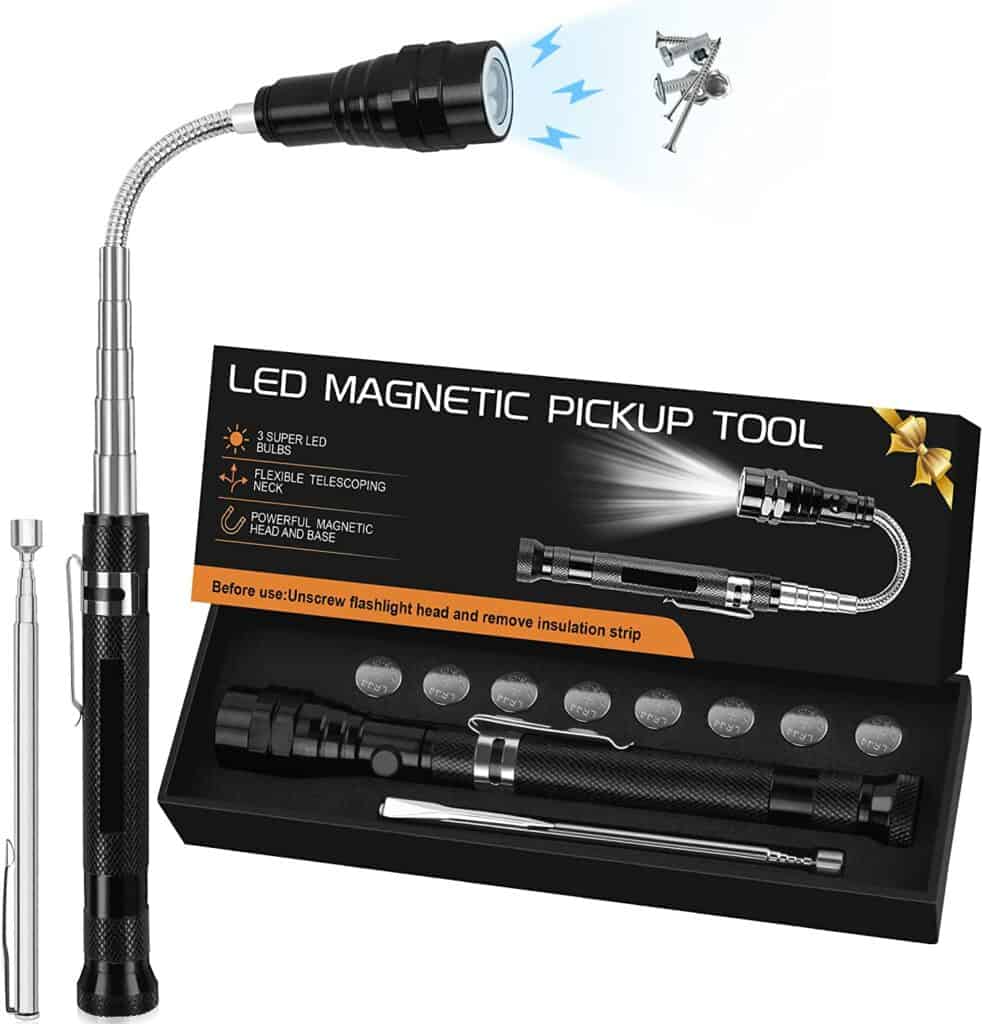 Magnetic Pickup Tool with LED Lights
